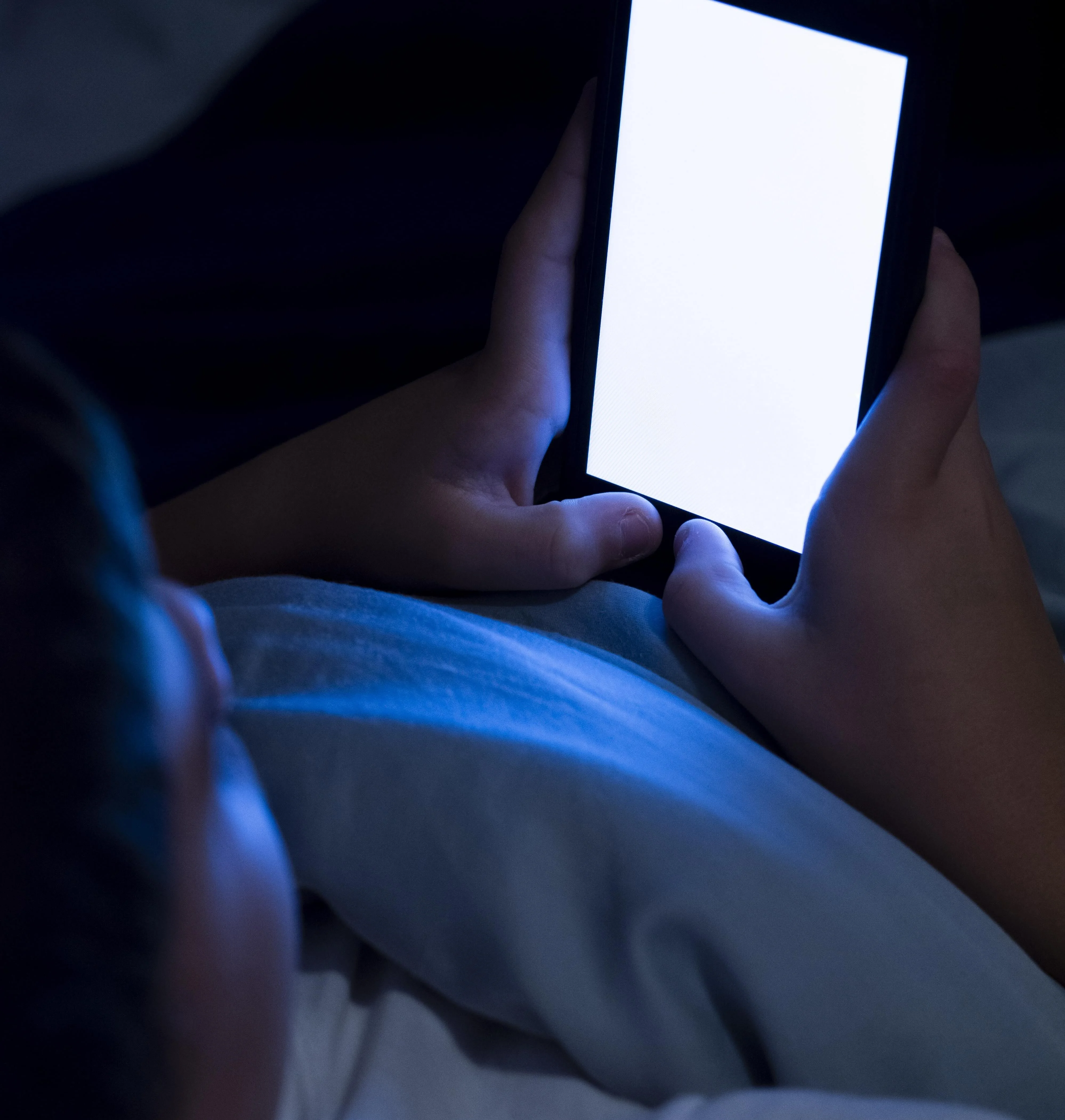 Close Up Kid Holding Smartphone